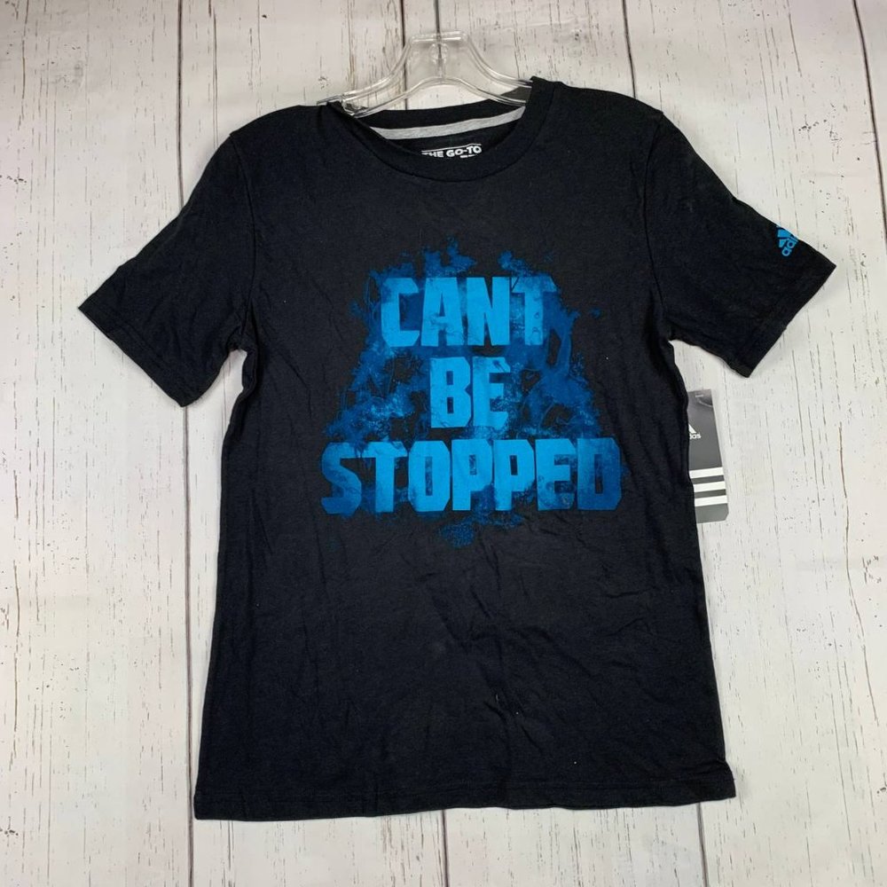 Can't Be Stopped Medium Adidas Casual T-Shirt Black‎ New Youth